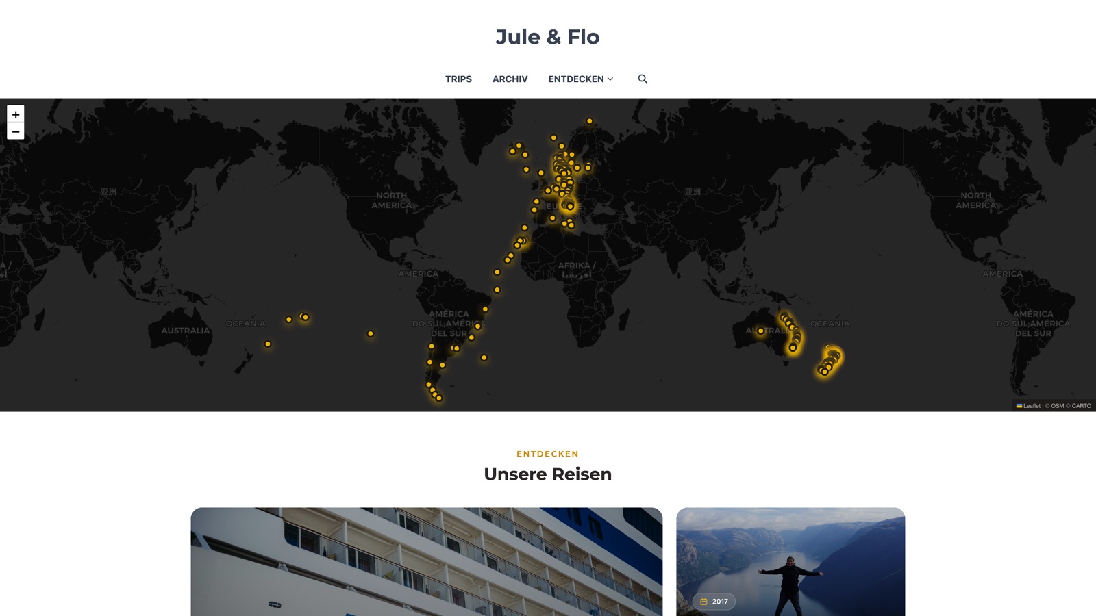 Reiseblog — Ansicht 1